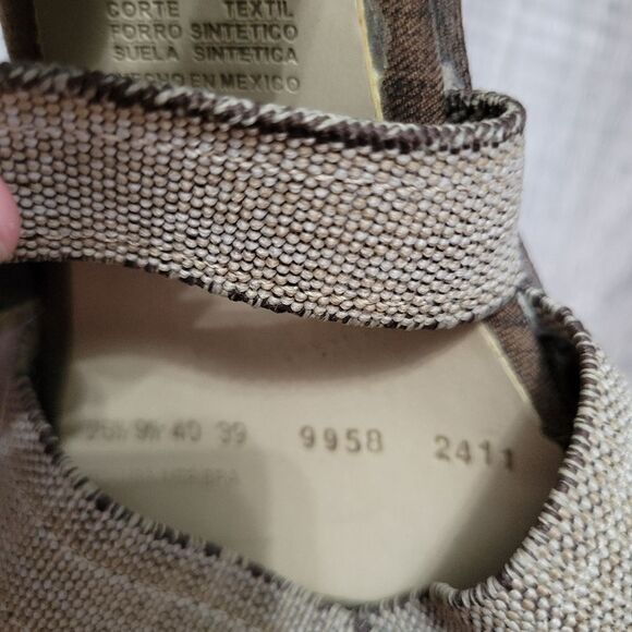 Andrea cork and canvas wedges sz 9.5 - Picture 12 of 12